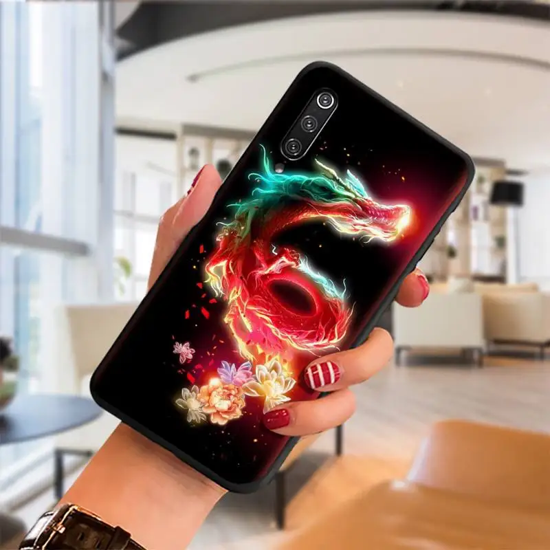 

Japanese DRAGON TATTOO Phone Case For Samsung S Note20 10 2020 S5 21 30 ultra plus A81 Cover Fundas Coque