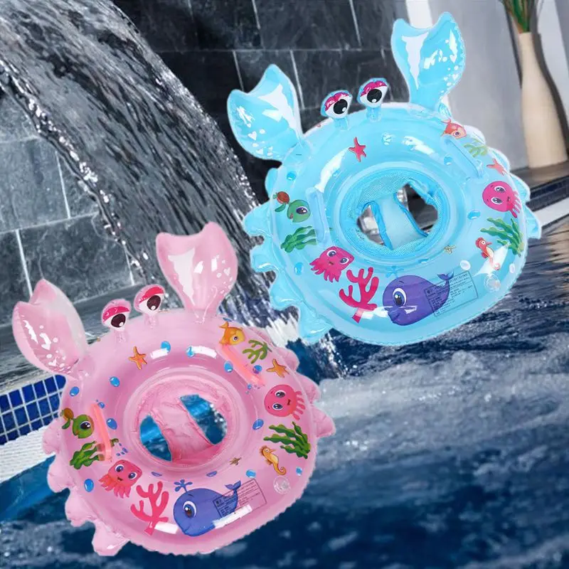 

Baby Swimming Ring Inflatable Baby Float Swim Ring with Seat Safety Pool Ring new