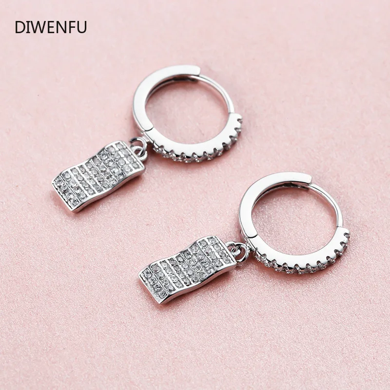 

Diamonds S925 Sterling Silver Earring Women Trendy Anniversary Fine Jewelry Engagement 925 Silver Earrings Christmas Gift Luxury