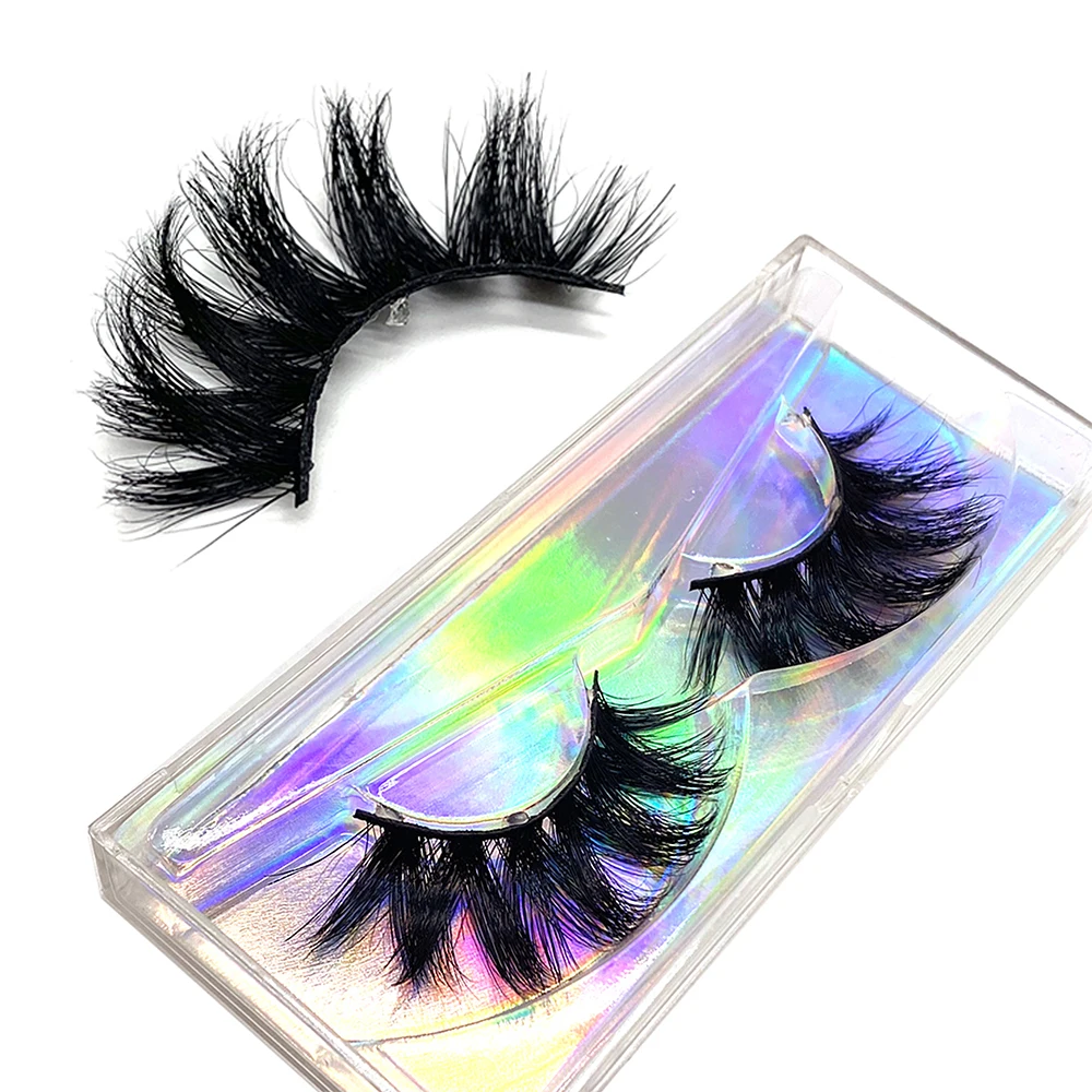 8D Make Up Mink Eyelashes 15~22mm Natural Fluffy Extension Cross Thick Simulation High-quality Eye Lashes Perfect E14 D22