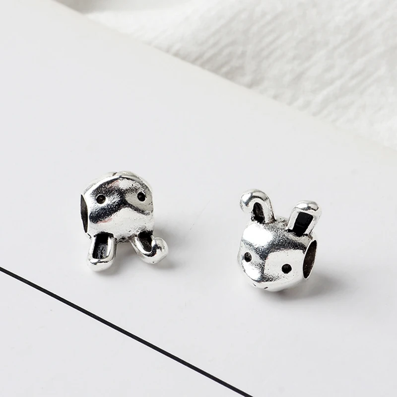 CUTEECO милый кролик DIY Сплав животных серии Бусины Подходят бренд Шарм браслет для
