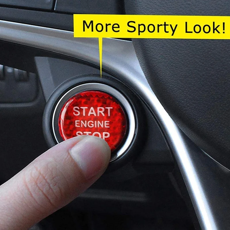 Украшение из углеродного волокна для автомобиля Alfa Romeo Giulia/Stelvio Red 1 шт.|Наклейки