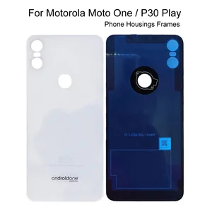 For Motorola Moto One Mobile Phone Housings Frames For Moto P30 Play XT1941-4 XT1941-3 Battery Back  in Pakistan