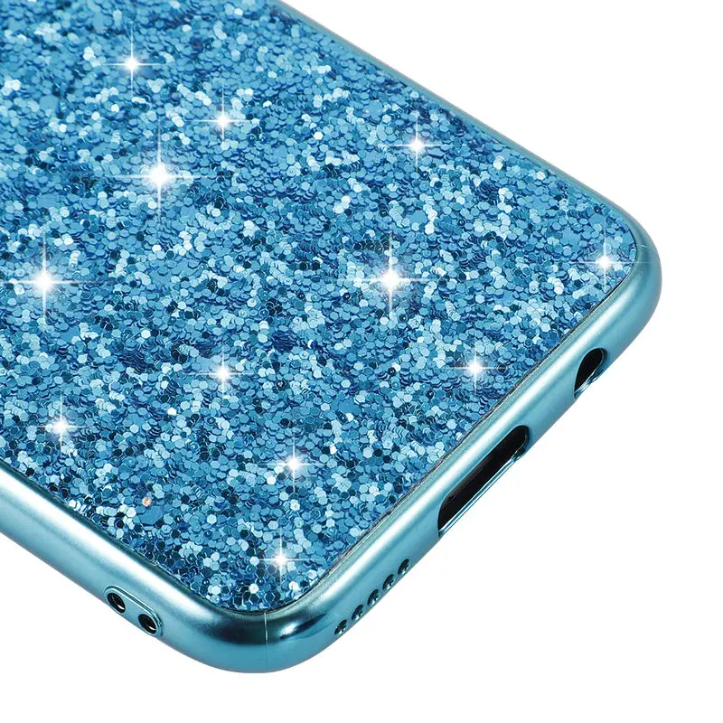 

Huawei P40 Lite Case Bling Rubber Glitter Phone Cover For Huawei P 40 Lite Nova 6SE Nova 7i Silicon Shockproof Protection Cases