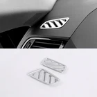 LHD! Аксессуары для салона Audi Q3 2019 2020, матовая крышка из АБС-пластика для вентиляционного отверстия, 2 шт., Стайлинг автомобиля