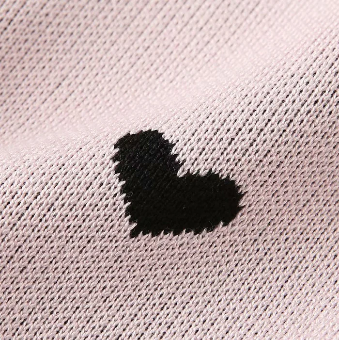 korea chic heart pattern knitted suit women skirt set autumn winter knitted suit 2 piece set sweet top and skirt