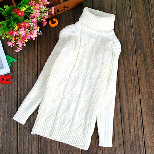 New 2019 Children Baby Boys Girls Sweaters Block Boys Sweaters Winter Girls Sweaters Knit Kids Pullover teenage Boys Clothing