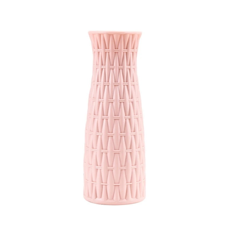 RL1267B New Nordic Style Origami Plastic Vase Imitation Ceramic Flower Pot Mini Bottle Flower Basket Flower Vase Decoration Home - Цвет: RL1267B