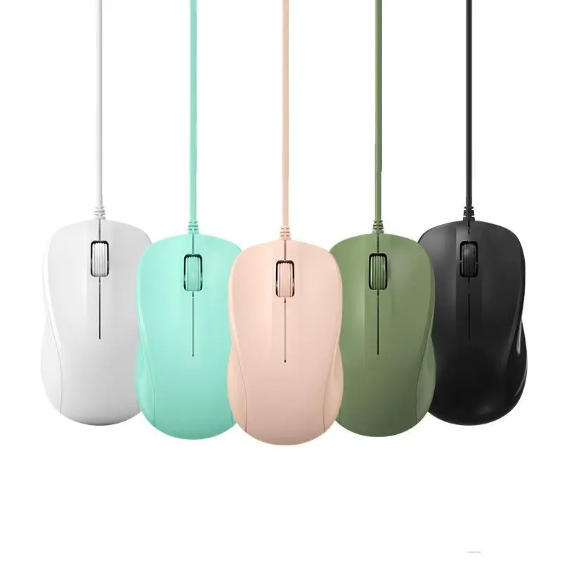

Wired Mouse Silent Mute Cute Desktop Computer USB External Nnotebook Office Home Compact Mouse
