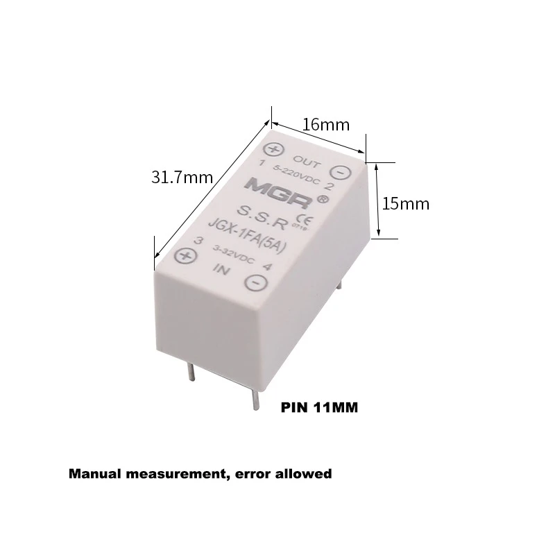 Бесплатная доставка 2 шт. высокое качество 5A Mager SSR DIP DC-DC твердотельное реле