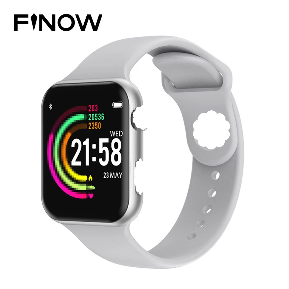 Смарт часы Finow F10 с Bluetooth ЭКГ монитор сердечного ритма iwo 8 lite умные для Android IOS PK xiaomi