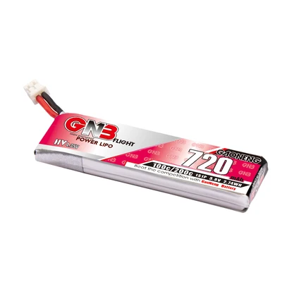 GNB-bater&iacute;a Lipo PH2.0 de 720mAh, 1S, 3,8 V, 100C/200C, HV, Conector de enchufe para RC FPV, Dron de carreras, Kit de marco, Tinywhoop, piezas de repuesto-3