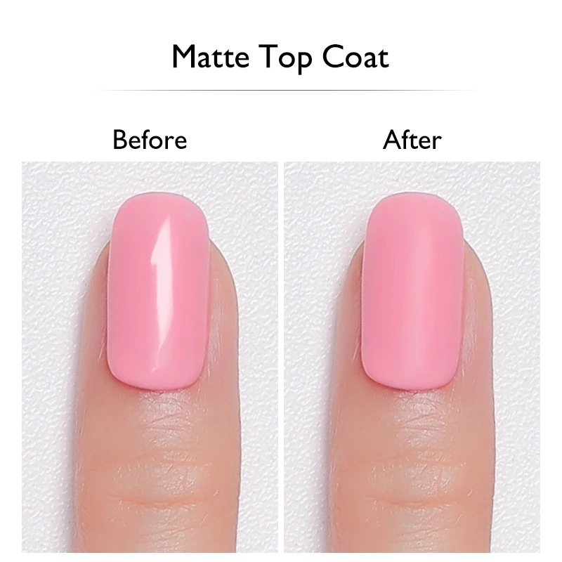 

NAILCO Matte Top Coat Gel Polish For Nail Art Design Top Base Coat Soak Off UV Color Lacquer Hot Sale Semi Permanent Gel Varnish