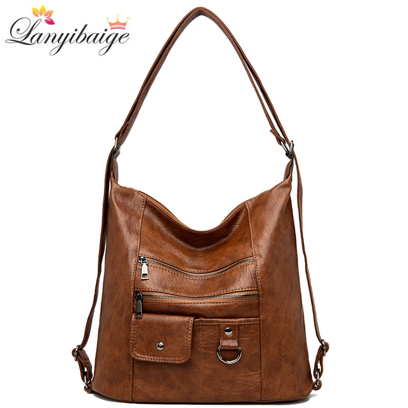 

Роскошные дамские сумочки, кожаные сумки через плечо для женщин, брендовые вместительные тоуты на ремне, 2020