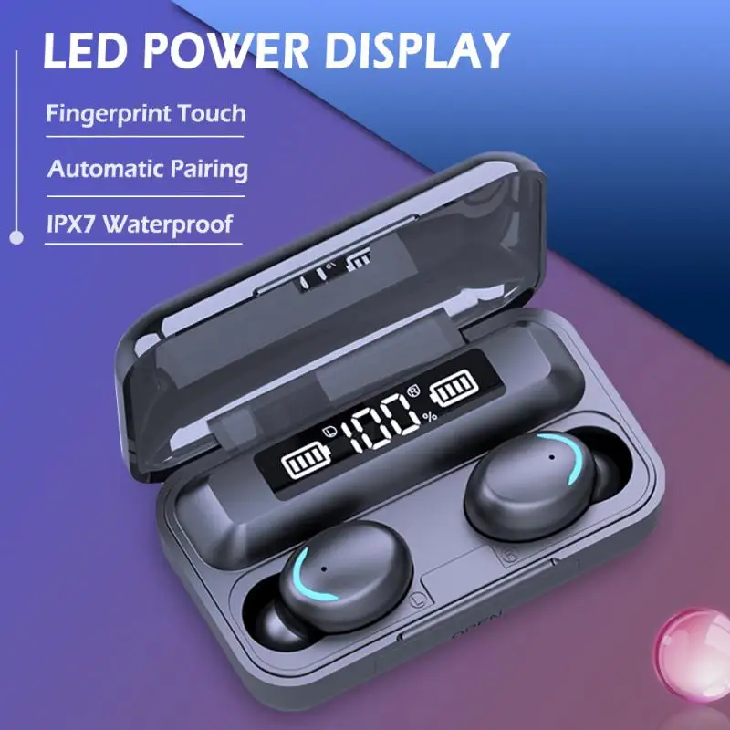 Новинка F9 5 PK i7 TWS Bluetooth 0 гарнитура 9D Hifi мини стерео Спортивные Беспроводные