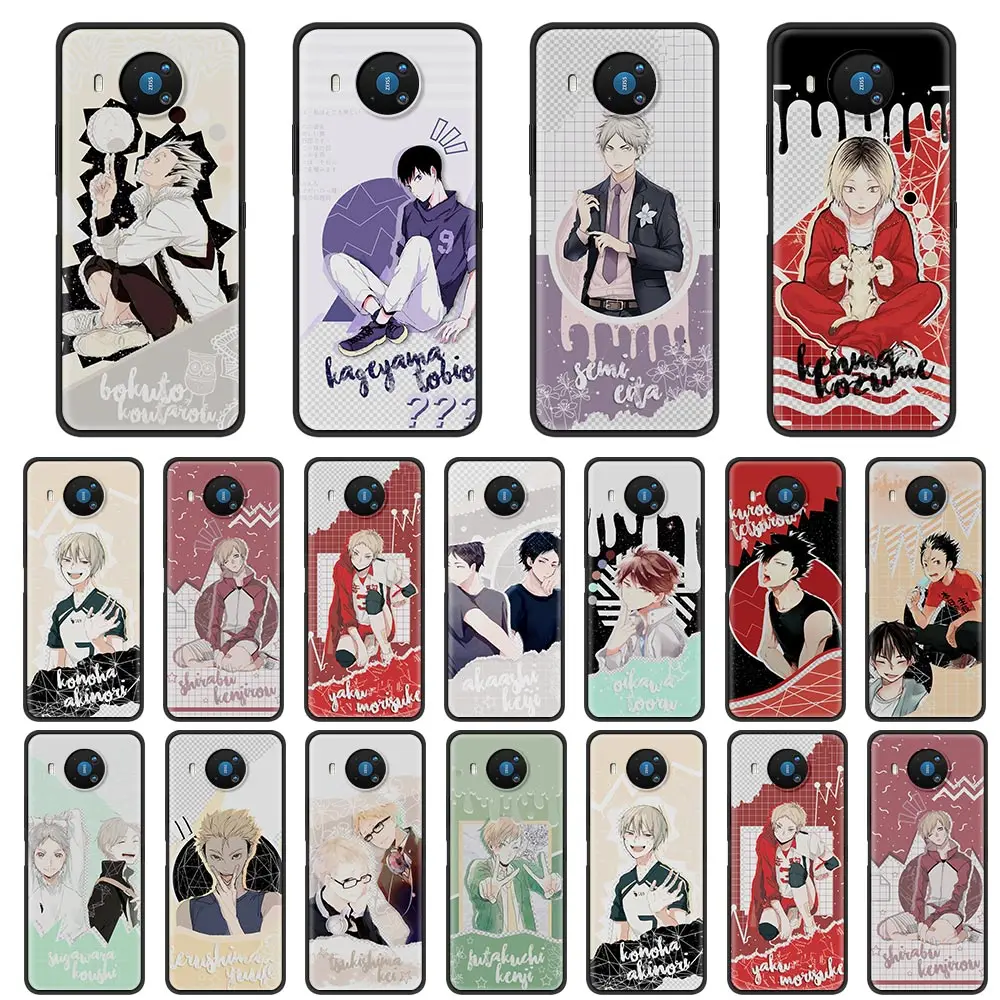 

Phone Case For Nokia 7.2 5.3 2.3 4.2 2.2 3.2 6.2 1.3 2.4 3.4 C3 C5 Endi C2 Tenen Black Shell Cover Haikyuu Hinata Anime