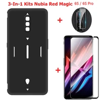 camera lens film tempered glass soft silicone back case for nubia red magic 6s pro 5g 5s 6 pro 6r 3s 3 bumper fitted case