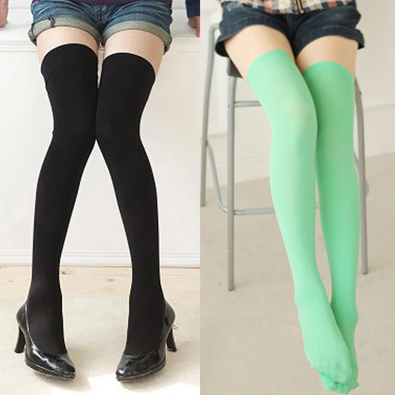 Fashion Sexy Women's Stay Up Thigh-Highs Over Knee Thigh High Stockings