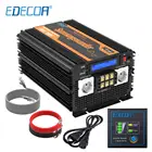 EDECOA UPS Inverter 3500w до 7000w зарядное устройство DC 12V AC 220V 230V Off Grid Power Converter 3500w Pure Sine Wave Inverter