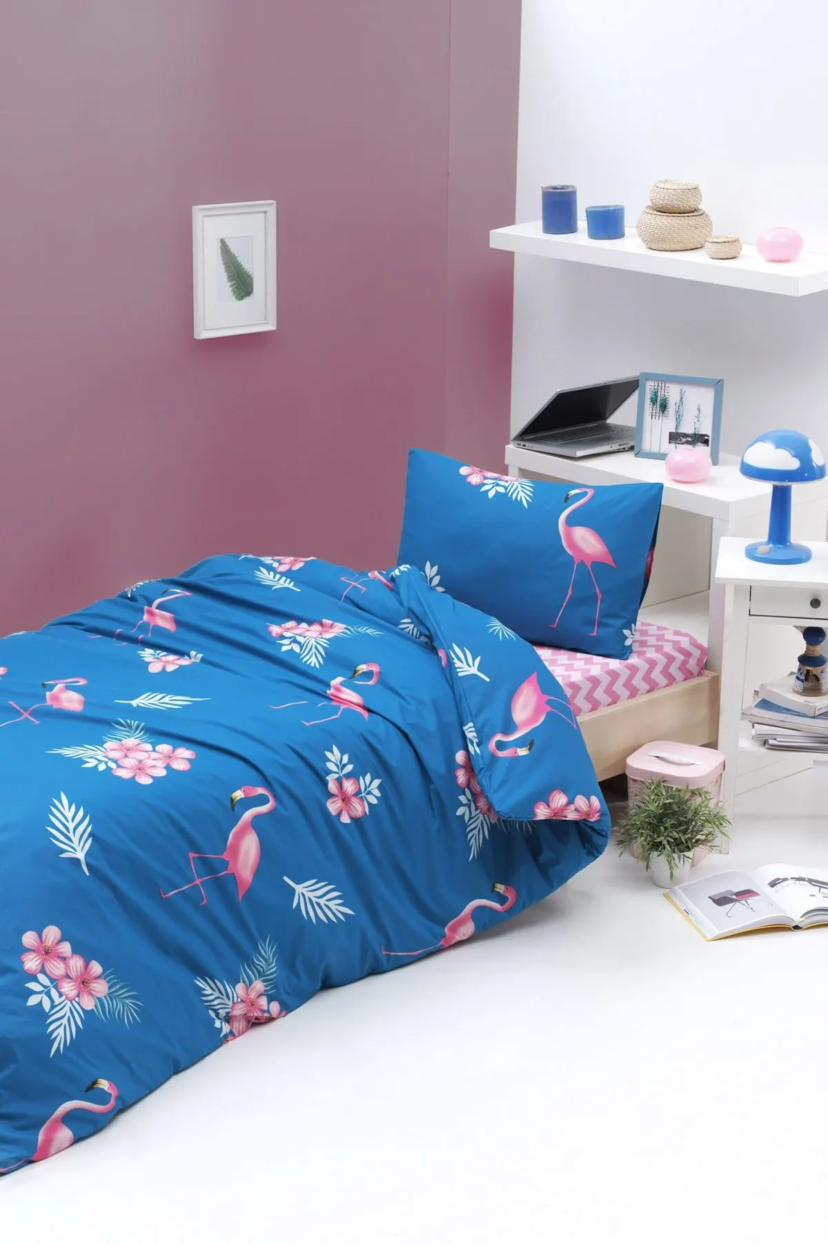 

Home Textile 100 Natural Cotton Single Bed Duvet cover set Flemenco Parlament