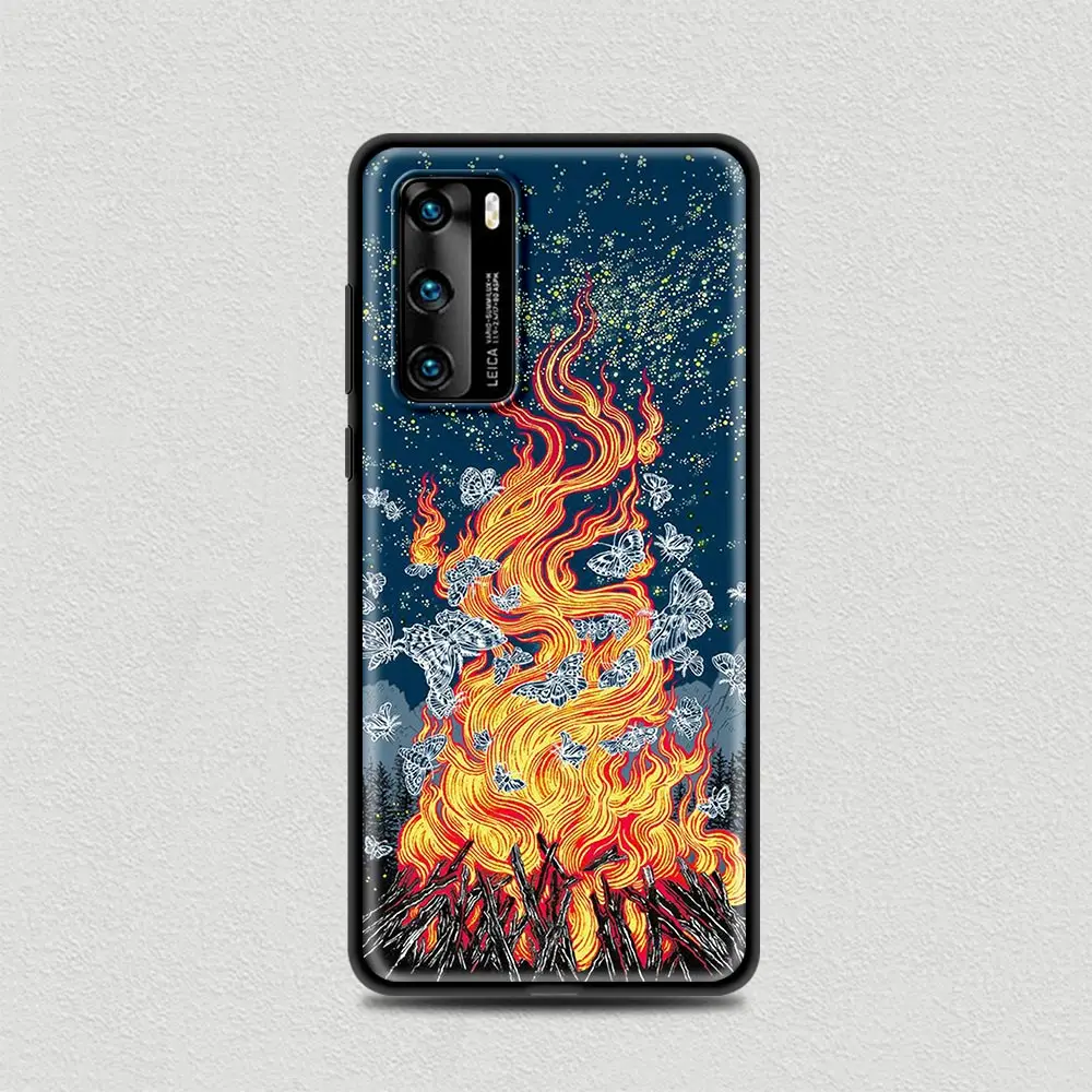 

Phone Case For Huawei P30 P40 P20 Lite 30 Pro P Smart 2019 Z P Smart S 2020 2021 Silicon Shell Coque Van Gogh Aesthetic Art
