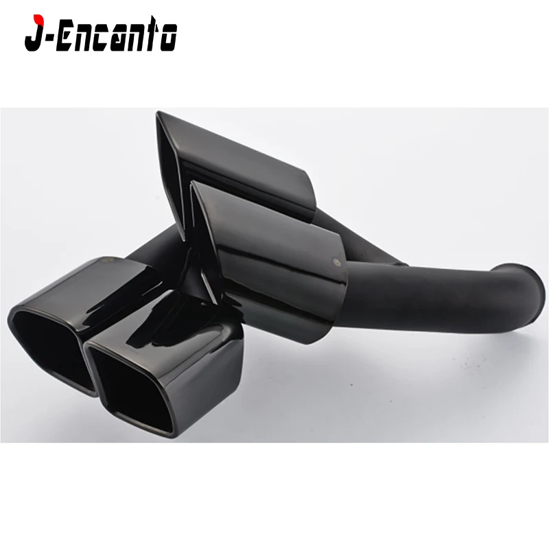 

High quality 304 Stainless Steel Exhaust Tips Muffler Modified Tail throat Pipe For Porsche Cayenne 3.0 turbo 2015-2017