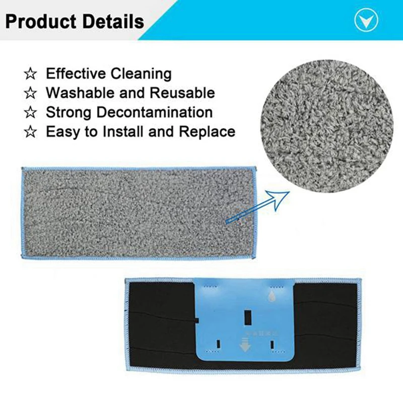 Cleaning Cloth Accessories For Irobot Braava Jet M6 Robot Mop Vacuum Cleaner 4PCS | Бытовая техника