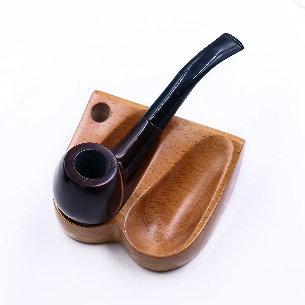 Деревянная стойка для табачных труб/подставка/держатель хранения 2 труб стенд