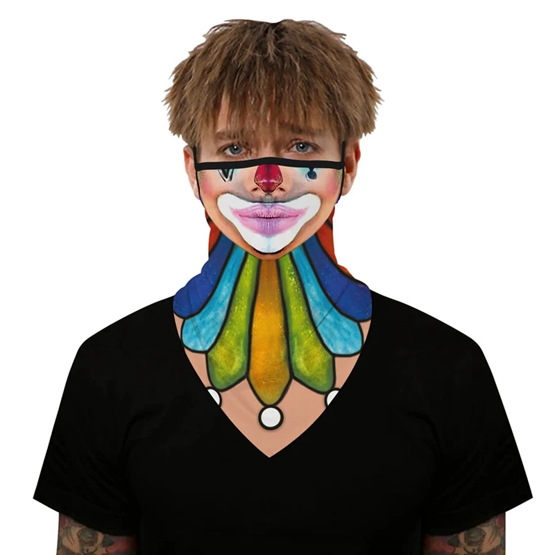 

Face Mask Motorcycle Print Cover 1PCS Face Neck Cover Head Scarf Outdoor Sport Dust Skin Windproof Headband Unisex Protector
