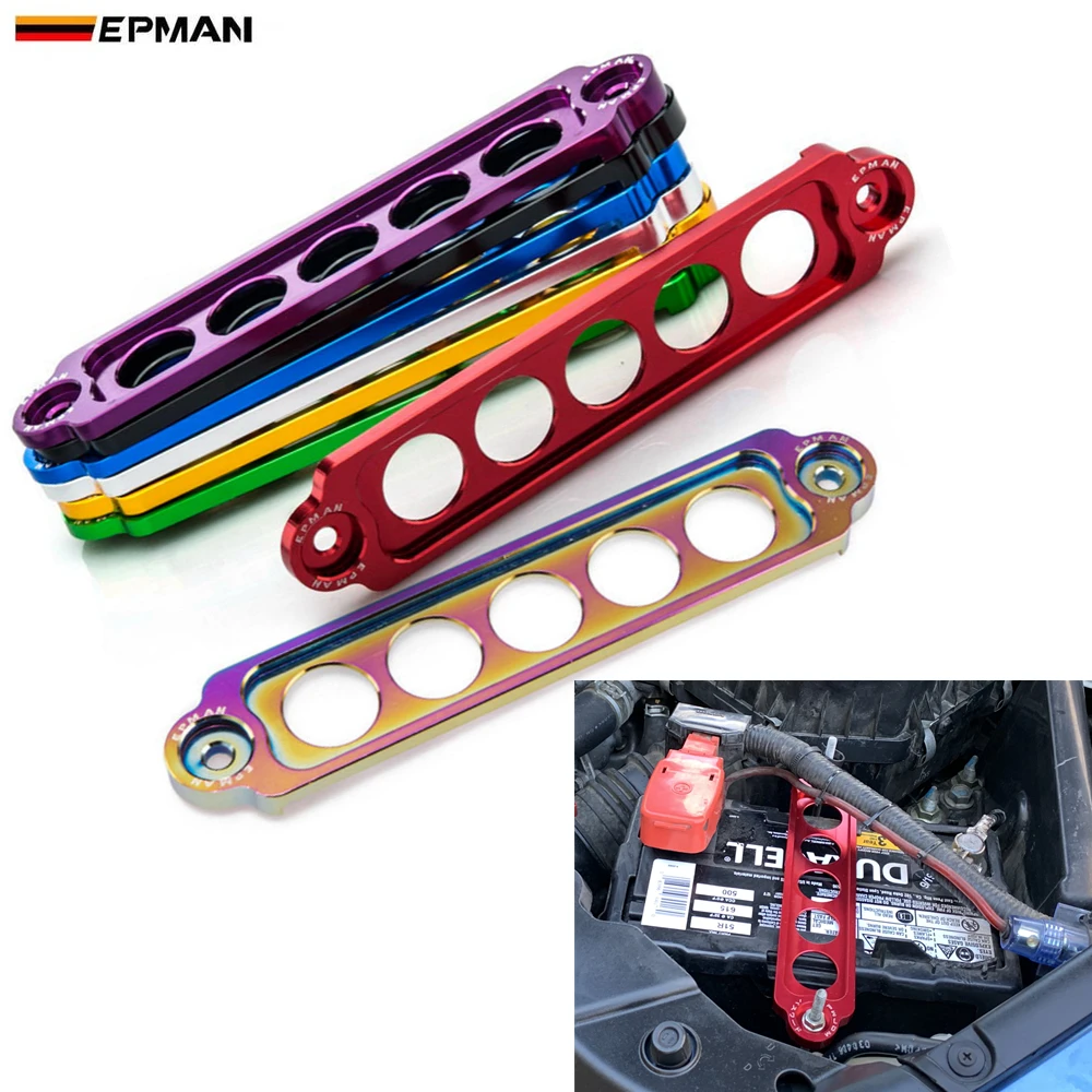 Алюминиевый зажим для аккумулятора EPMAN -RACING HONDA Civic SI 02-05 Новая Металлическая