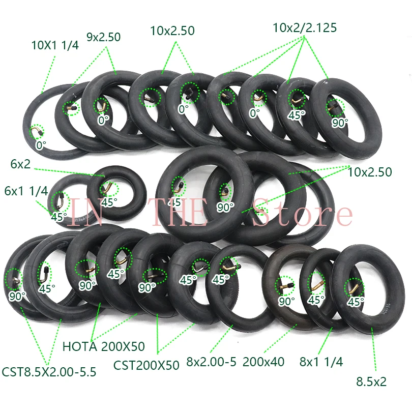 10X2.50/2 125 6x1 1/4 8 5x2 9x2 50 трубка Innertube для мини-Электрический скутер Детские коляски