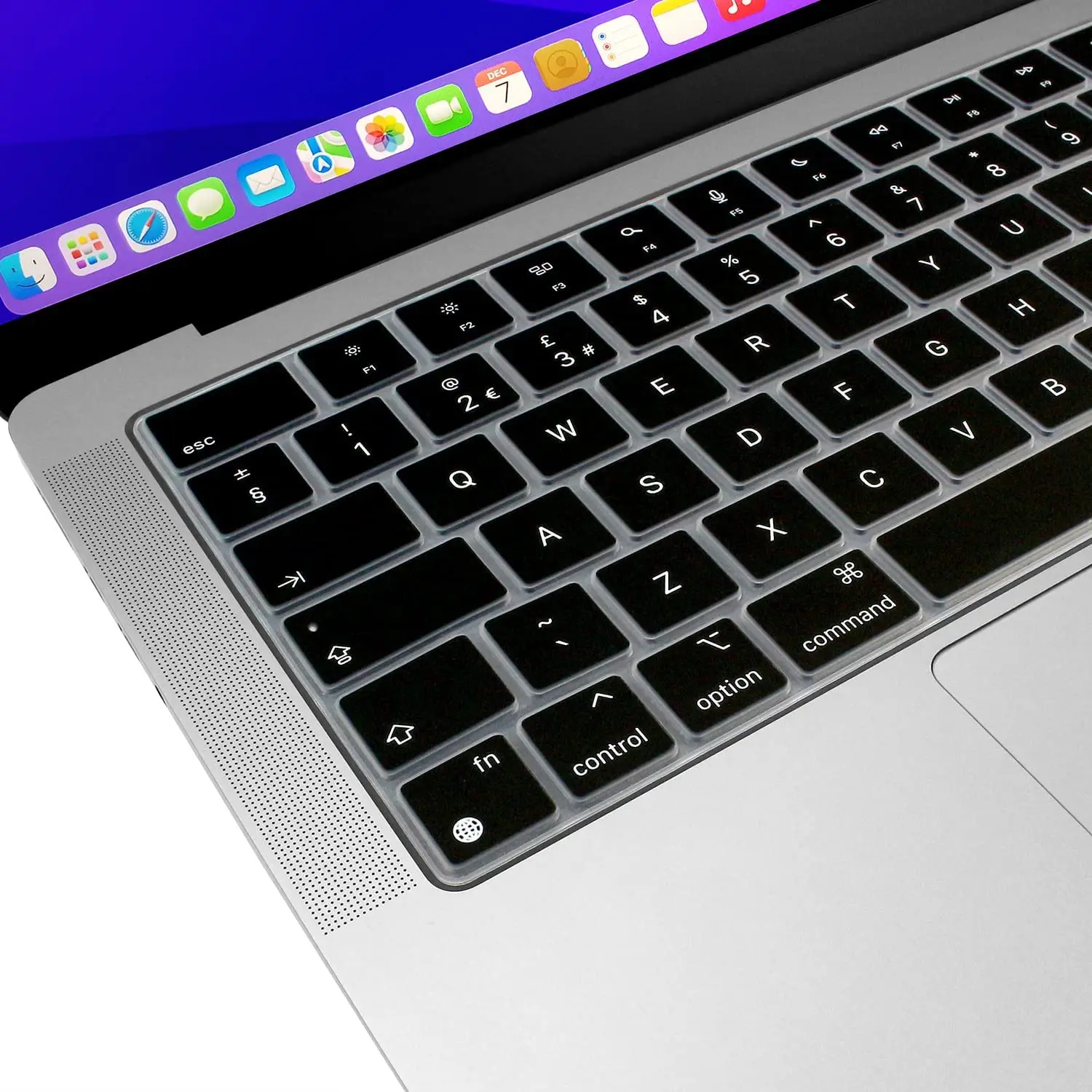 Английский черный для Macbook Pro 16 дюймов 2021 M1 Max A2485 14 A2442 США ЕС чехол клавиатуры |