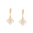 Женские серьги-подвески MxGxFam AAA + с фианитами, ювелирные изделия для женщин с покрытием из 18-каратного золота, новый дизайн