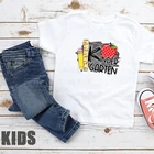 Рубашка для детского сада, семейная Одинаковая одежда, лето 2020, футболка для возвращения в школу, подходящие наряды для старшей сестры, учеников, детей