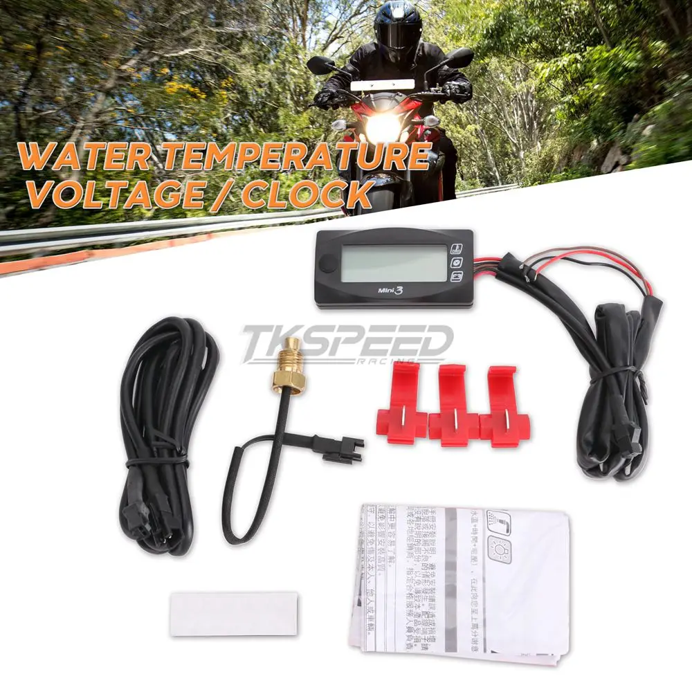 Универсальный мотоциклетный Многофункциональный измерительный прибор мини 3