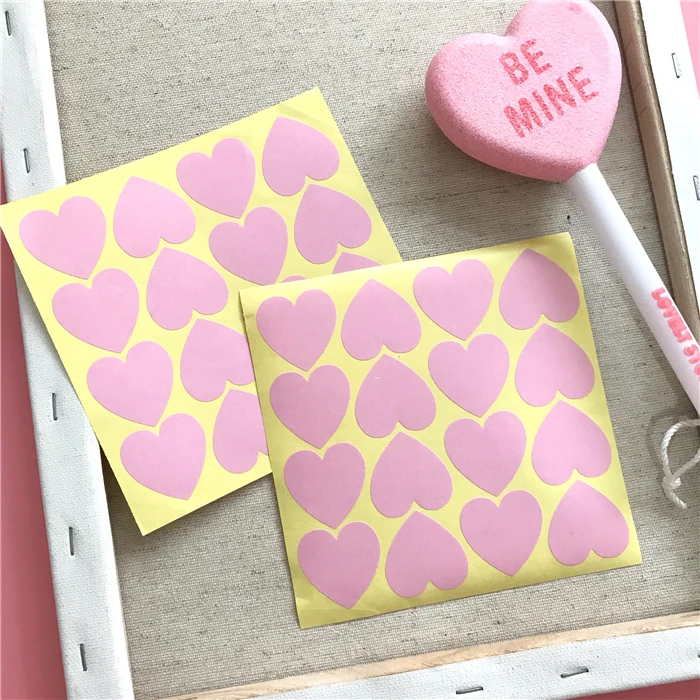 SIXONE милый розовый цвет любовь тип декоративная наклейка Корея студент блокнот