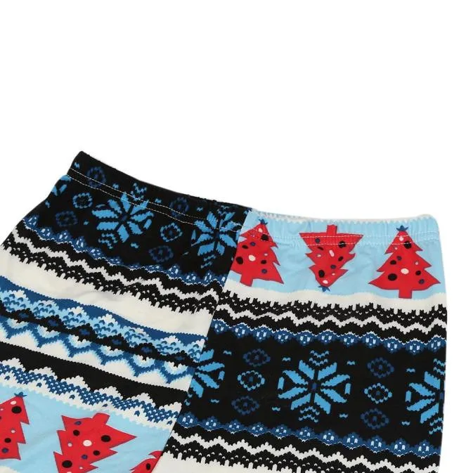 Рождественские леггинсы из полиэстера женские Модные Женские Эластичные