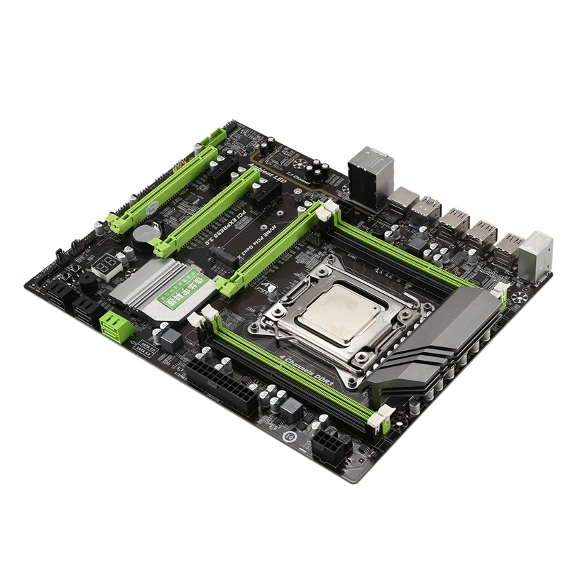 PPYY NEW-X79 Turbo материнская плата LGA2011 ATX Combos E5 2620 cpu 2 шт X 8 ГБ = 16 DDR3 ram 1600 МГц PC3 12800R PCI-E NVME