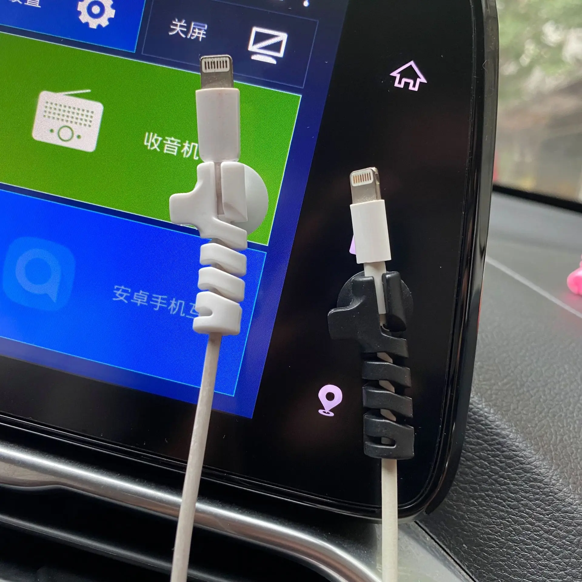 Цветной защитный чехол для наушников с USB-кабелем 2000 шт./лот iphone Android кабеля