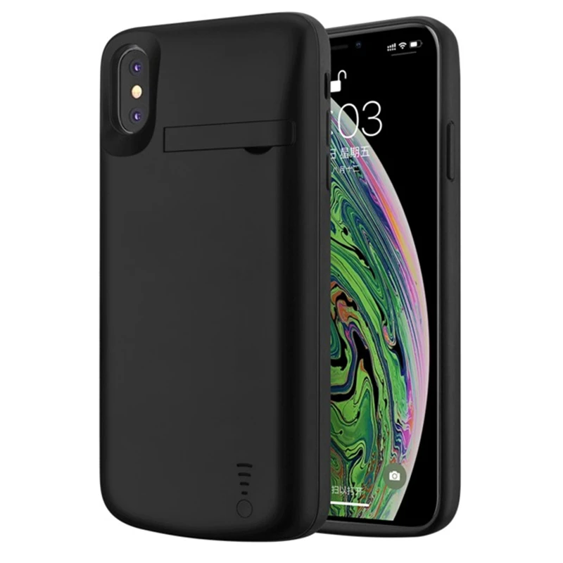 Чехол с зарядным устройством для iPhone 6 6S 7 8 Plus внешний аккумулятор 11 pro max X XS XR