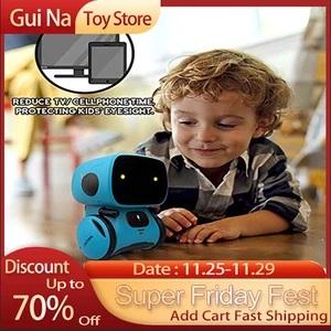 Newest Type Smart Robots Dance Voice Command 3 Languages Versions Touch
Control Toys Interactive Robot Toy Gift for Children