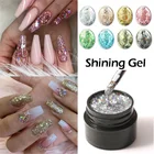 1 шт. УФ-гель для ногтей Гибридный лак Алмазный блестящий гель блеск для ногтей гель лак основа УФ покрытие грунтовка для маникюра