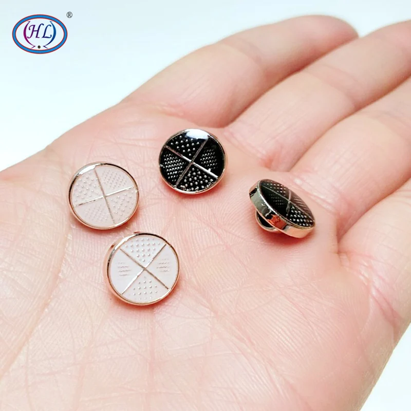 HL Set of 30/50/150pcs 11mm Dripping Oil Shank Plating Buttons for DIY Apparel Sewing, Shirt Buttons image 2