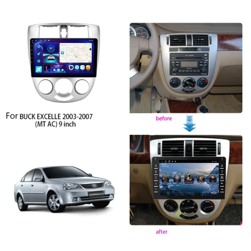 JUSTNAVI для Chevrolet Lacetti J200 Buick Excelle Hrv Daewoo Gentra 2 автомобильное радио мультимедийный