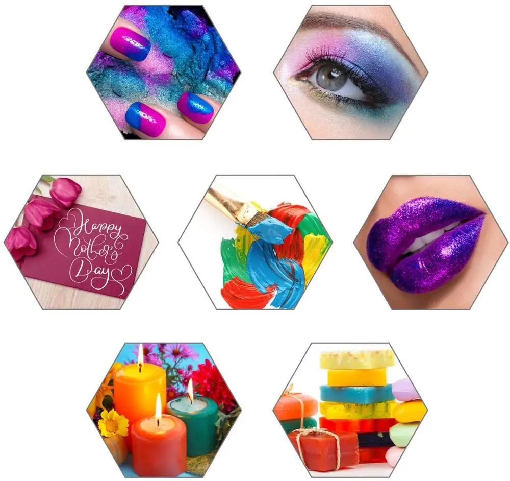 10g жемчуг слюдяной порошковый пигмент для блеск губ украшения перламутровый