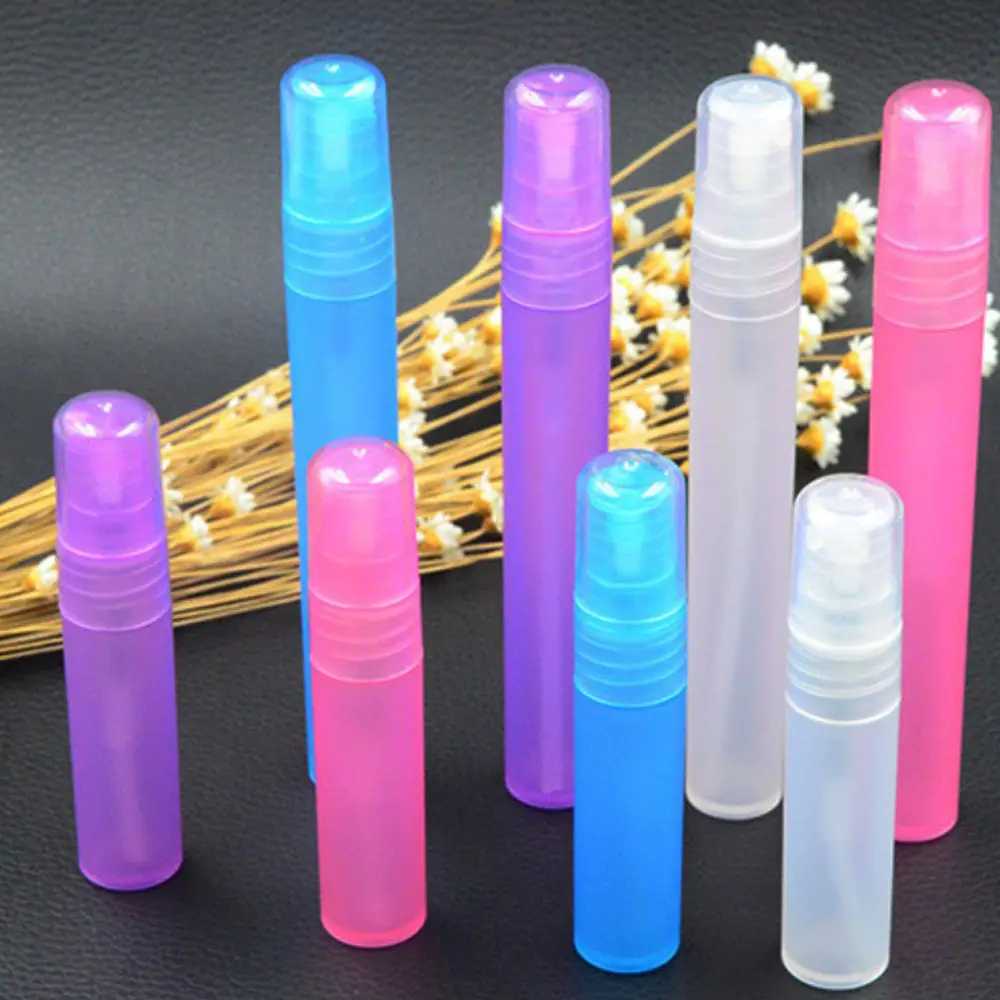 5pcs 10ml Mini Mist Empty Perfume Spray Refillable Bottle Portable Sample Atomizer Sprayer Bottles Travel | Красота и здоровье