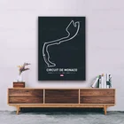 Формула 1 гоночный плакат цепь Монако F1 цепь плакат картина искусство холст с печатью постера домашний Декор Картина Настенная печать