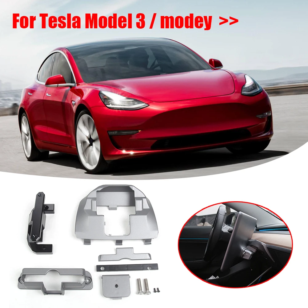 

Aluminum Alloy Bracket Suitable for Tesla Model 3Y Navigation Screen Rotating Bracket Rotate 30 Degrees Left Right