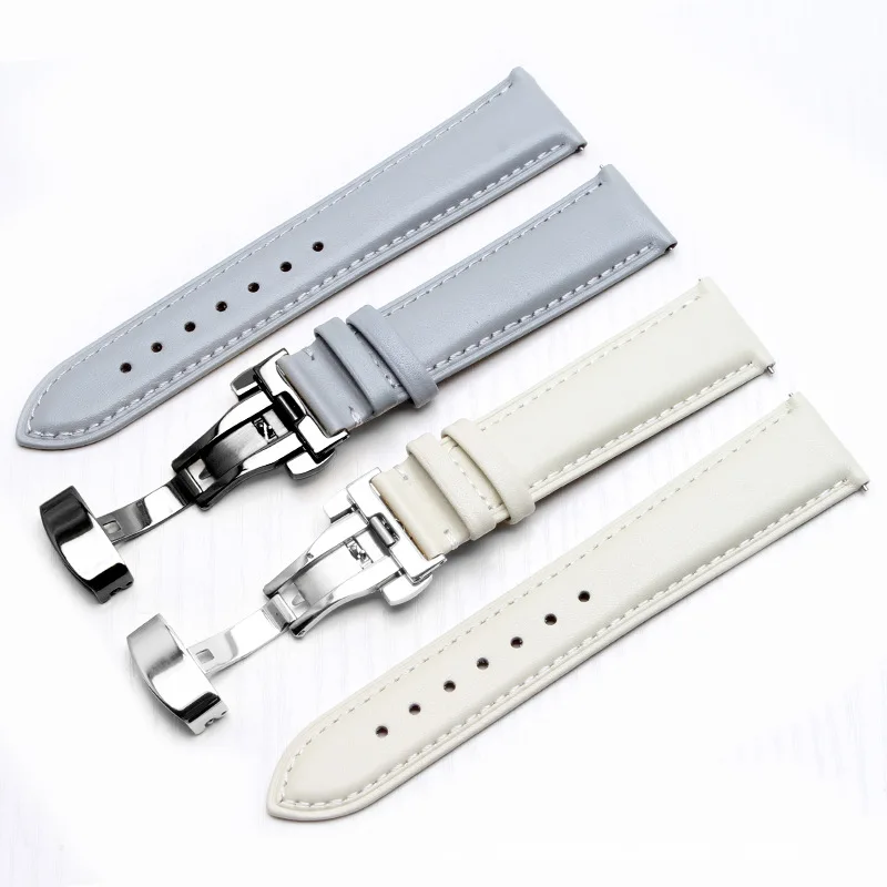 Genuine Leather Strap For Garmin Vivoactive 3 4 Venu Bracelet Replace For vivomove HR/Forerunner 645 245 Wristband