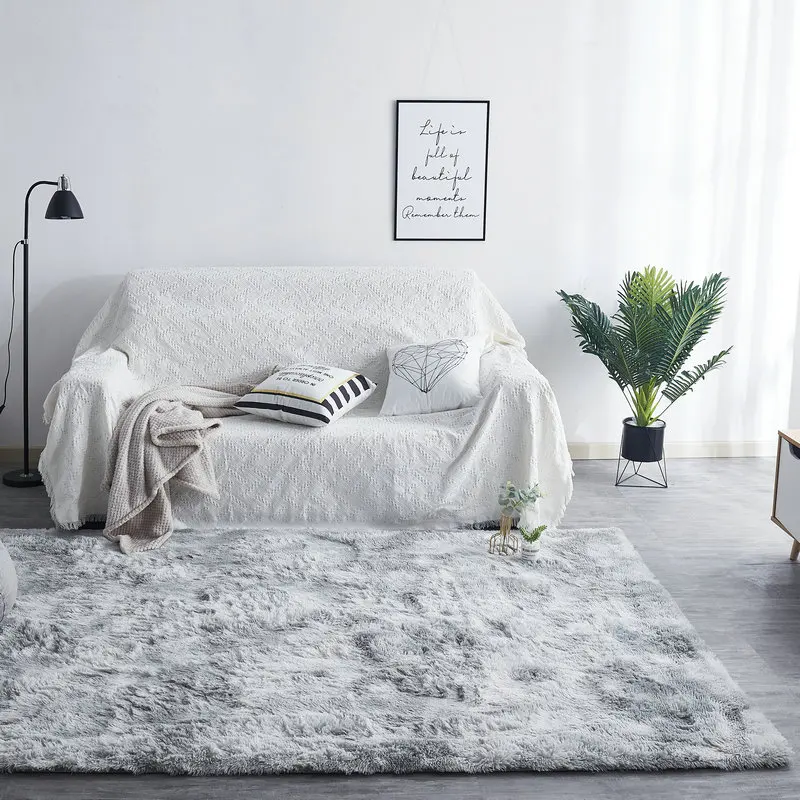 Ins скандинавский ковер с изменяющимся градиентом журнальный столик для гостиной